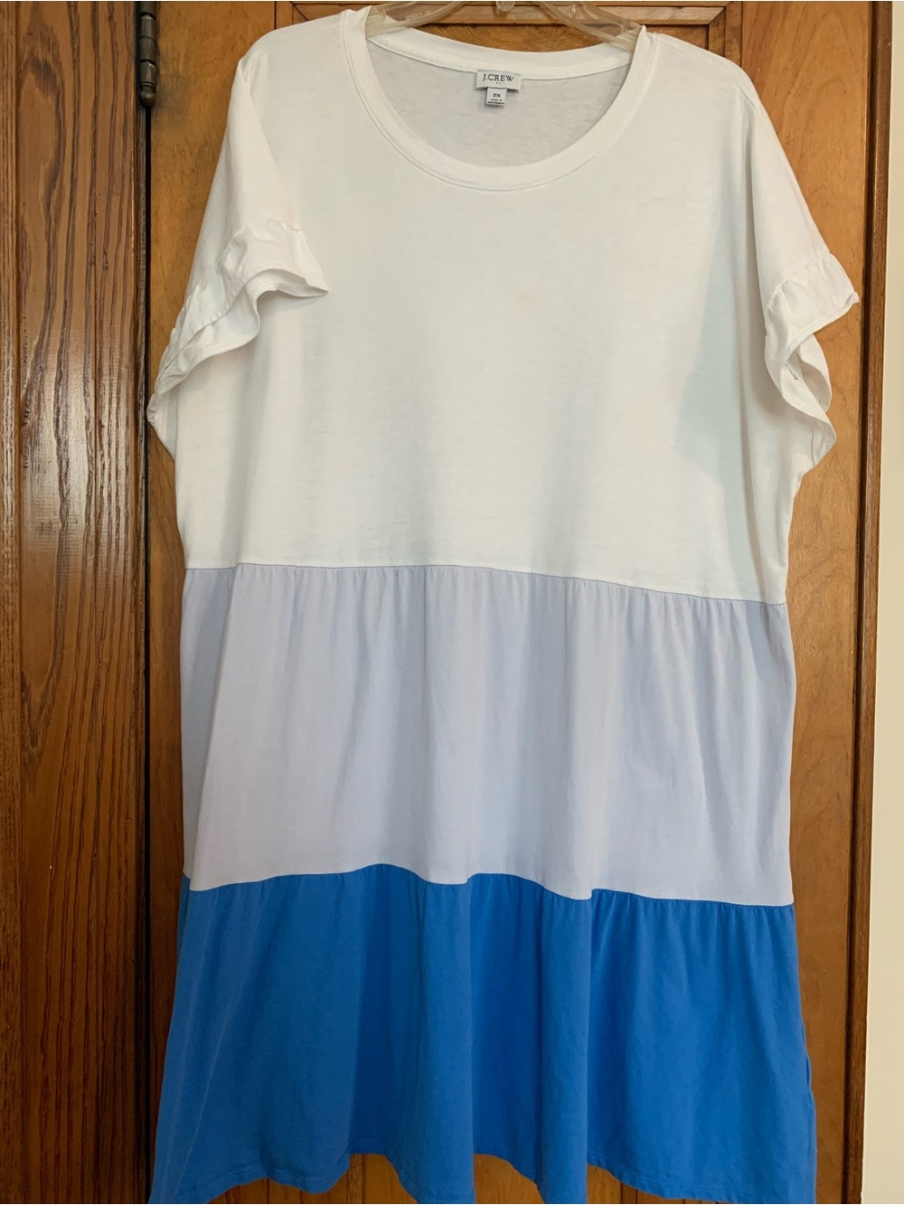 BUNDLE - TWO J.Crew Tiered T-Shirt Dresses size 2X